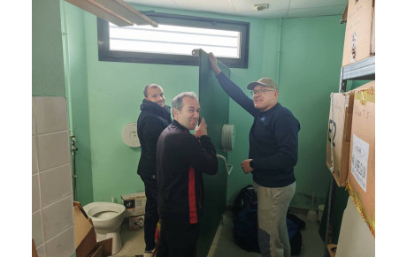 Matinée travaux au club !