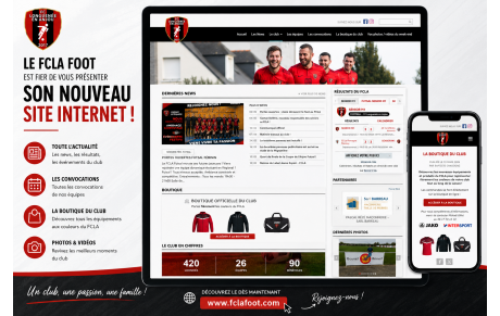Le FCLA fait peau neuve : découvrez le nouveau site !