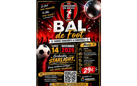 Bal du FCLA : 14 novembre 2026