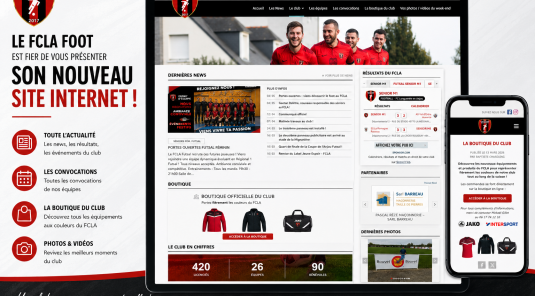 Le FCLA fait peau neuve : découvrez le nouveau site !