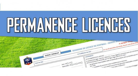 Permanences des licences – Saison 2026-2027